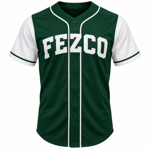 Maillot de baseball respirant pour homme, grande taille, imprimé, faible MOQ, léger, pour tenue d'équipe en gros - Product Image 1