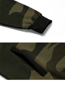Sudaderas Cómodas para Hombre con Tela de Felpa Premium, Diseño de Camuflaje, 100% Algodón Ecológico, con Bolsillos - Product Image 6