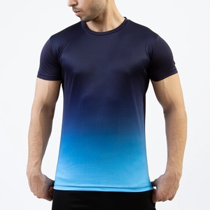 เสื้อยืดคอกลมแขนสั้นผู้ชาย สีแดงเลือดหมู ผ้าแห้งเร็ว ระบายอากาศได้ดี ทรงปกติ ผ้าฝ้ายถัก 100%  โลโก้ด้านหน้า สไตล์ลำลอง - Product Image 1