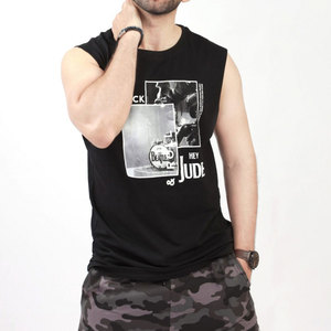 Camiseta sin mangas ligera para hombre, de algodón suave, informal, para verano, ropa de exterior, ajuste cómodo, clásica. - Product Image 4