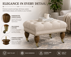 Solid Wood Support <b>Legs</b> <b>for</b> Furniture Durable Table and <b>Sofa</b> Base <b>Legs</b>, Modern Natural Wood Design Solid Wood Support <b>Legs</b> - Product Image 6