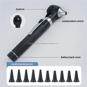 Otoscopio Eléctrico de Acero Inoxidable, Mini Dispositivo de Diagnóstico para Examen de Oído, para Médicos, Hospitales, Clínicas, Estudiantes y Veterinarios - Product Image 4