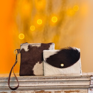 Nouveauté 2026 – Sacs bandoulière en cuir véritable 100 % avec fourrure de vache, style western, mini sacs à main élégants - Product Image 3