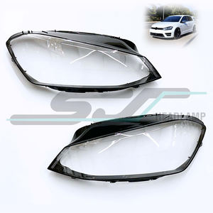 2014-2017 pour Volkswagen Golf 7 boîtier d'abat-jour de phare avant avec nouveau couvercle de lentille en verre de phare PC - Product Image 5