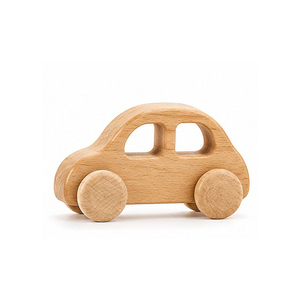 Autobús de Juguete de Madera Azul con Ruedas de Madera Natural, Diseño Escandinavo para Habitación Infantil - Product Image 4