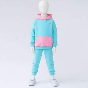 Conjunto de Sudadera y Pantalón Oversize de Algodón OEM 2026 para Adolescentes, 2 Piezas, Trajes Deportivos para Bebés, Ropa Infantil a Juego - Product Image 1