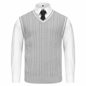 Suéter Casual de Punto para Hombre, Corte Regular, Transpirable, con Forro Polar de Poliéster y Algodón, Estampado Digital, Ideal para Invierno - Product Image 1