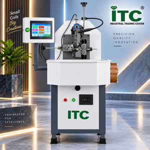 เครื่องทำสปริง ITC Zardishi 200W 220V ควบคุมด้วย PLC อุปกรณ์ขึ้นรูปขดลวดความแม่นยำสูง ความจุ 300 ชิ้น ขนาดฝา 8 นิ้ว - Product Image 5