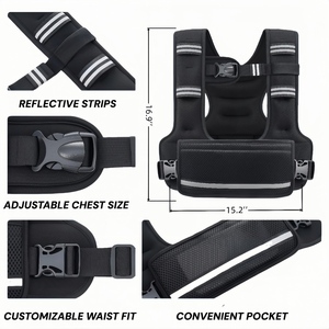 Adjustable Nylon Hydration <b>Vest</b> With Mesh Back For Outdoor Activities Durable Construction - Product Image 2