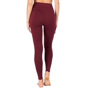 Wholesale Price Adults Girls Full Length Workout Gym Leggings Comfortable Breathable Seamless Soft Stretchy Yoga Pants Female - Product Image 4