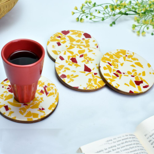 Classic 5mm Eco-Friendly Handmade Resin Coasters-Rectangle Shape Modern Design 4x4 Inches Customizable Multiple Color Options - Product Image 6
