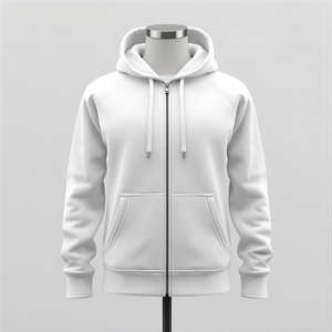 Sweat-shirt à capuche unisexe surdimensionné de haute qualité, imprimé floqué, brodé, 100% coton, long, en maille, imperméable, automne - Product Image 5