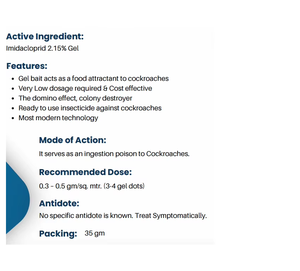 Potente <span class=keywords><strong>Cebo</strong></span> O Roach, Innovador Gel para <span class=keywords><strong>Cucarachas</strong></span> de Larga Duración para Espacios Domésticos y Comerciales Pro Max - Product Image 6