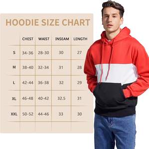 Vente Flash : Sweat à Capuche Homme Personnalisé, Style Panneaux, Léger, 100% Coton, Uni, Fermeture Éclair, Qualité Premium, Confortable, Collection Printemps - Product Image 4