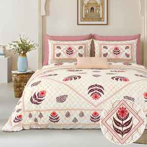 Parure de lit imprimée 100 % viscose – Housse de lit estivale unique avec taies d'oreiller – Housse de lit design simple et de qualité supérieure - Product Image 2