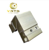 Conector de Esquina de Aluminio 25x40mm con 4 Tornillos para Puertas y Ventanas, Nuevo Sistema de Montaje Solar de Aluminio