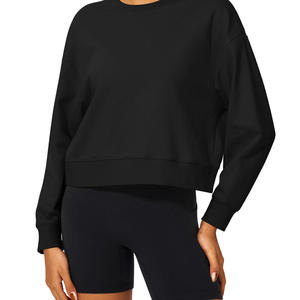 Vente en gros Sweat-shirt avec broderie pour femmes imprimé de couleur personnalisée - Product Image 5