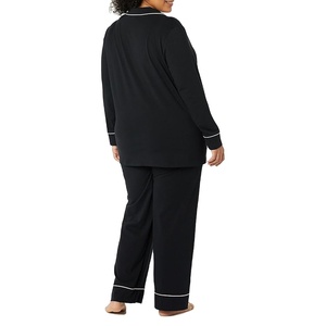 Comprar Conjunto de pijama de mujer con tirantes transpirables Top de manga larga y pantalón largo ropa de dormir 2026 - Product Image 2