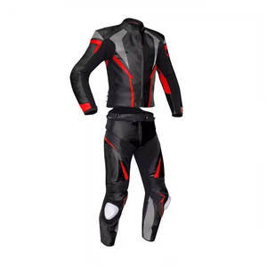Combinaison de course de moto d'hiver haute performance en cuir, imperméable, respirante et chaude, conçue pour la piste et la route, usage professionnel - Product Image 5