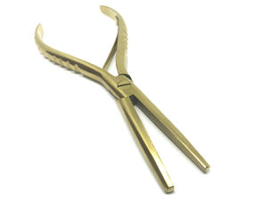Pinzas Profesionales para Extensiones de Cabello, Chapadas en Oro, de Acero Inoxidable, Herramienta de Engarzado de Anillos Micro - Product Image 5