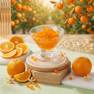 Perles de boba éclatantes saveur agrumes sucrées de qualité supérieure, 3,4 kg, pour smoothies, yaourts glacés et desserts - Product Image 4