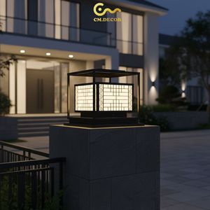 Durable Inox Pillar <b>Light</b> 3500K Warm White AC 220V for Hotel Exterior Gate Decorative Lighting Resort <b>Post</b> - Product Image 5