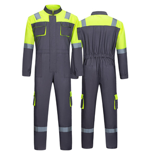 Combinaison de travail réfléchissante haute visibilité 2026 pour hommes et femmes, uniforme industriel pour mécaniciens et ouvriers du bâtiment - Product Image 3