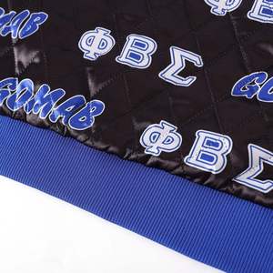 Chaqueta Bomber Negra de Invierno Phi Beta Sigma con Forro Personalizado para Hombre, Ajuste Cómodo, Tela Premium, Reversible y Transpirable, Estilo Griego - Product Image 5