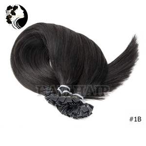 Premium 100g cuerpo teñido onda Super Single vietnamita Remy extensiones de cabello Hali doble dibujado queratina infundida punta plana - Product Image 3