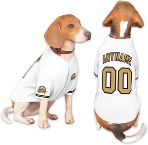 Camiseta de Béisbol para Perro Personalizada, Ligera, Transpirable, de Poliéster Sublimado, Antibacteriana - Product Image 1