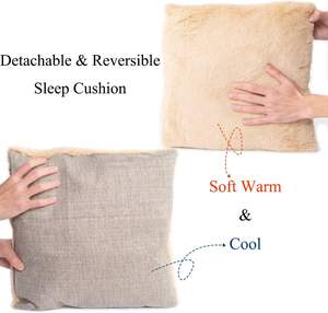 Cama de Lujo para Gatos, Tipo Cueva, con Cojín Lavable y Extraíble, Material de Peluche Suave, Mueble Duradero y Seguro para Gatos Pequeños y Medianos - Product Image 5