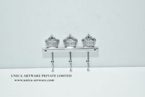 Royal Crown Metal <b>Wall</b> <b>Hook</b> Rack Premium Decorative Home Organizer for <b>Keys</b> Coats & Towels Available for Selling Export Price - Product Image 2