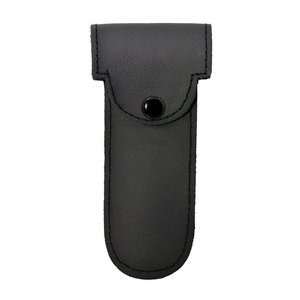 Étui de voyage pour rasoir de sécurité en cuir véritable de qualité supérieure Royal Leather Works avec fermeture à pression, couleur et logo personnalisables - Product Image 3
