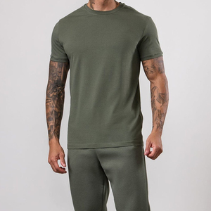 T-shirts pour hommes en jersey 100% coton, manches courtes, coupe classique, écologiques, 220 g/m², vêtements personnalisés - Product Image 3