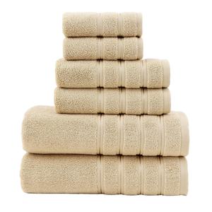 Serviettes de bain en coton de qualité spa d'hôtel personnalisées Ensembles de serviettes de bain douces absorbantes en vrac Vente en gros Fabricant OEM avec logo personnalisé - Product Image 4