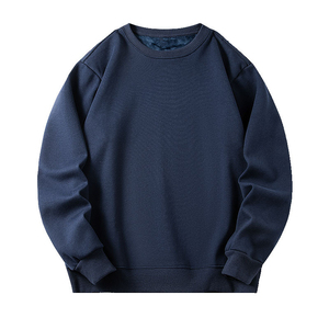 Vente en gros – Sweat à capuche en molleton tricoté doux 300 g/m² à col rond, avec logo personnalisé imprimé/brodé sur le devant, 100 % coton, coupe oversize, design doublé - Product Image 2