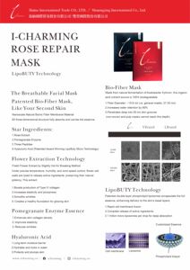 Masque facial en feuille de taille voyage pour femme, raffermissant la peau, à l'acide hyaluronique, hydratant, parfum de rose, pour tous types de peau - Product Image 3