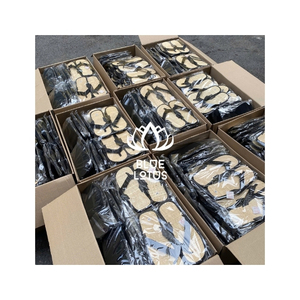 OFFRE LIMITÉE : Pantoufles en jonc de mer, chaussures en fibres tissées pour la relaxation au spa et les clients d'hôtel, légères - Product Image 1