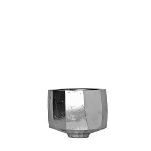 Wholesale Price Silver Geometric Decorative Bowl for Elegant Home Decor and Modern <b>Table</b> Centerpiece Luxury Design Stylish Home - Product Image 1