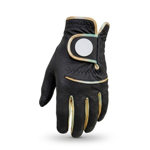 Gant de golf en cuir Cabretta de qualité supérieure pour main gauche, logo personnalisé, prise en main souple, OEM ODM, faible MOQ, fournisseur d'usine - Product Image 2