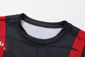 Wholesale Mens Custom Rashguard short Sleeve Compression Swim Training Shirt Sublimation OEM Sportswear OEM Wholesale - Product Image 2