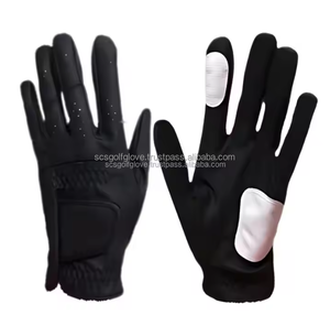 Guantes de golf de piel de oveja Cabretta de mano derecha de alta calidad logotipo personalizado empuñaduras de cuero genuino transpirables EOM aceptado para deportes - Product Image 2