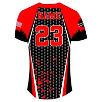 Maillot de baseball imprimé avec nom/numéro/logo personnalisé, uniformes de softball pour adultes/enfants