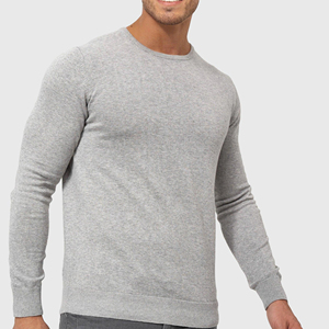Men's Knit Pullover Crew Neck <b>Sweater</b> Loose Fit Fleece Crewneck Sweatshirt - Product Image 4