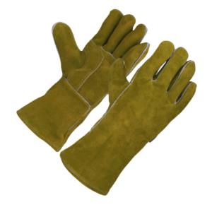 Guantes de Seguridad Industriales de Piel de Vacuno para Trabajos de Soldadura y Equipo de Protección Personal, Hechos en Pakistán - Product Image 6