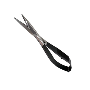 Tijeras de acuario profesionales de acero inoxidable de alta calidad de 16 cm con resorte, negras, para logotipo personalizado - Product Image 6