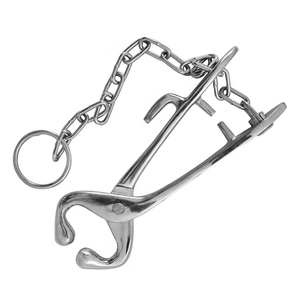 Soporte para Ganado de Acero Inoxidable Duradero con Cadena, Instrumentos Veterinarios para Animales Grandes, Herramientas para Ganado, Logotipo Personalizado - Product Image 4