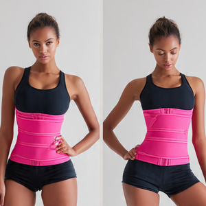 Ceinture de maintien et de remodelage de la taille réglable avec double sangle ajustable en néoprène - Product Image 4