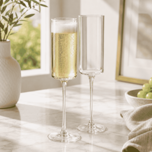 Copa de Champán/Vaso para Brindis de 250 ml, Hecho a Mano con Vidrio de Borosilicato, con Logotipo Personalizado, para Regalos Corporativos y Kits de Bienvenida Promocionales - Product Image 5