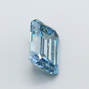 Diamant de laboratoire de 1,92 carat, taille émeraude, bleu vif fantaisie, VS2, polissage excellent, pierre précieuse CVD de qualité supérieure pour joaillerie fine - Product Image 4